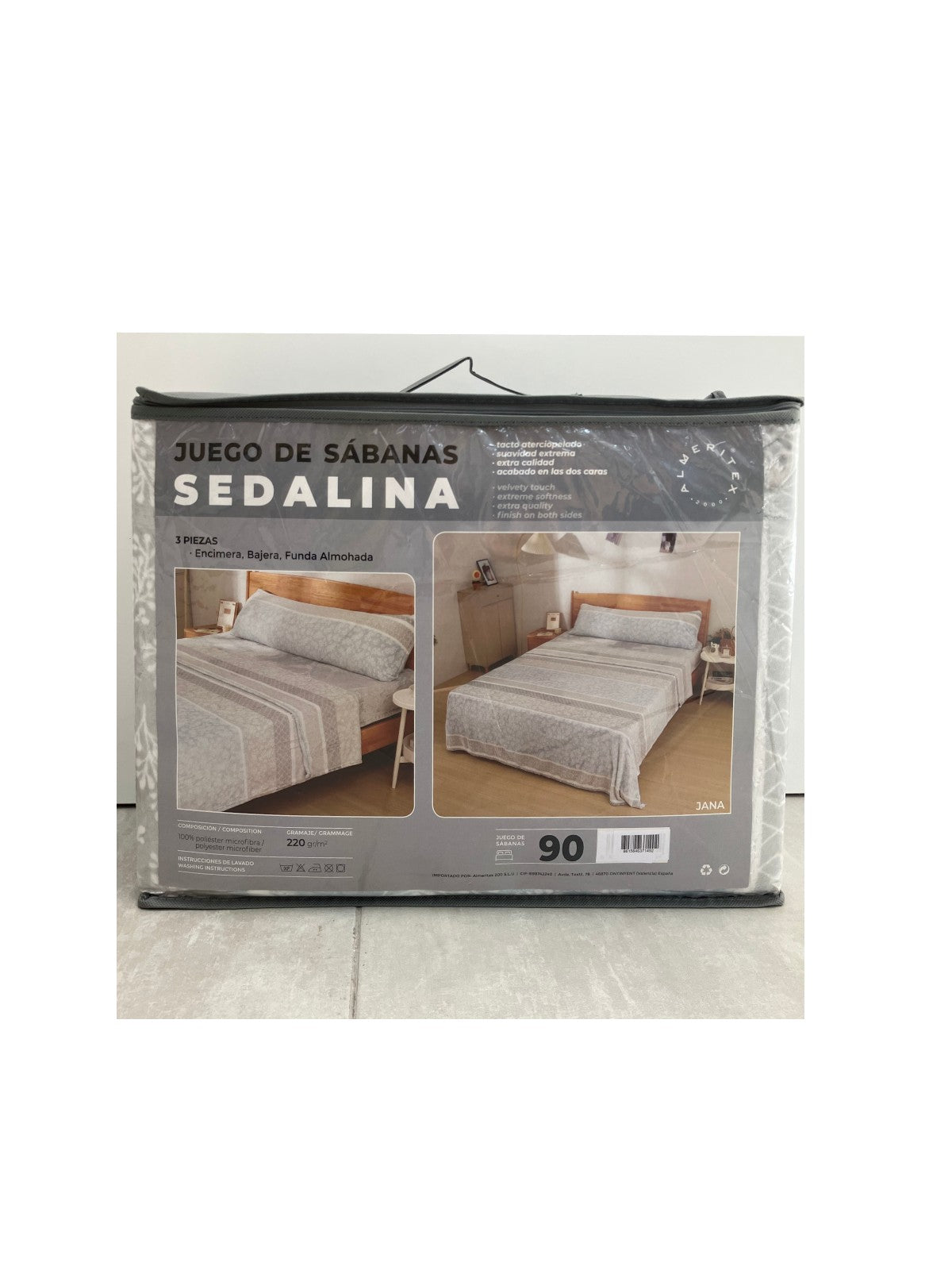 Juego De Sábanas Sedalina De 3 Piezas Invierno