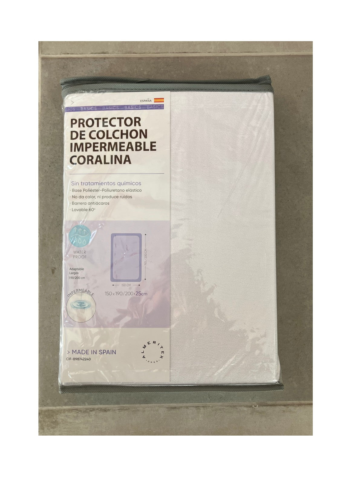Protector De Colchón Impermeable Calidad Coralina