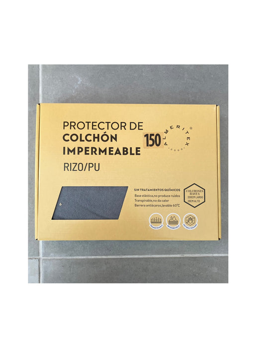 Protector De Colchón Impermeable Gris - Buena Calidad