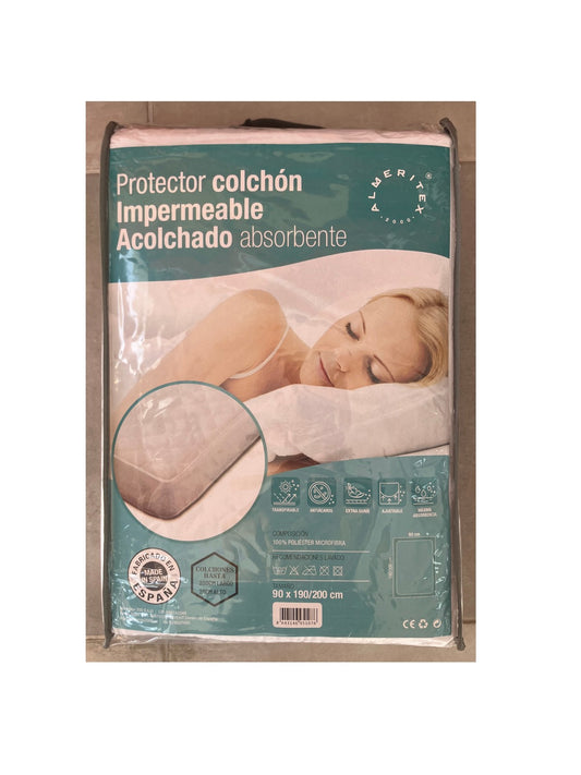 Protector De Colchón Acolchado Impermeable